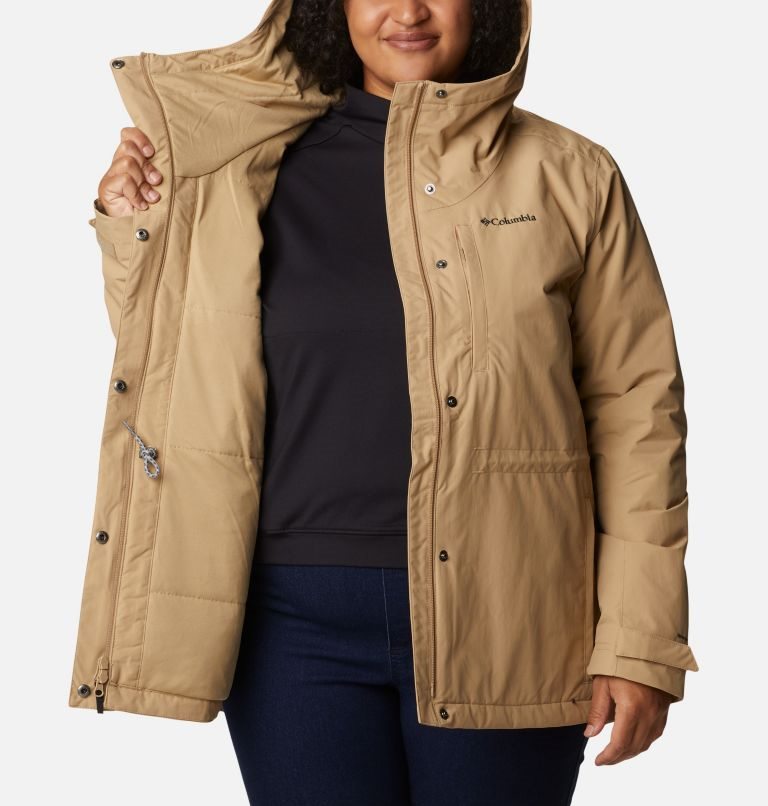 Jacheta Columbia Hadley Trail Dama Kaki | Plus Size OZ1SQ9ZA0